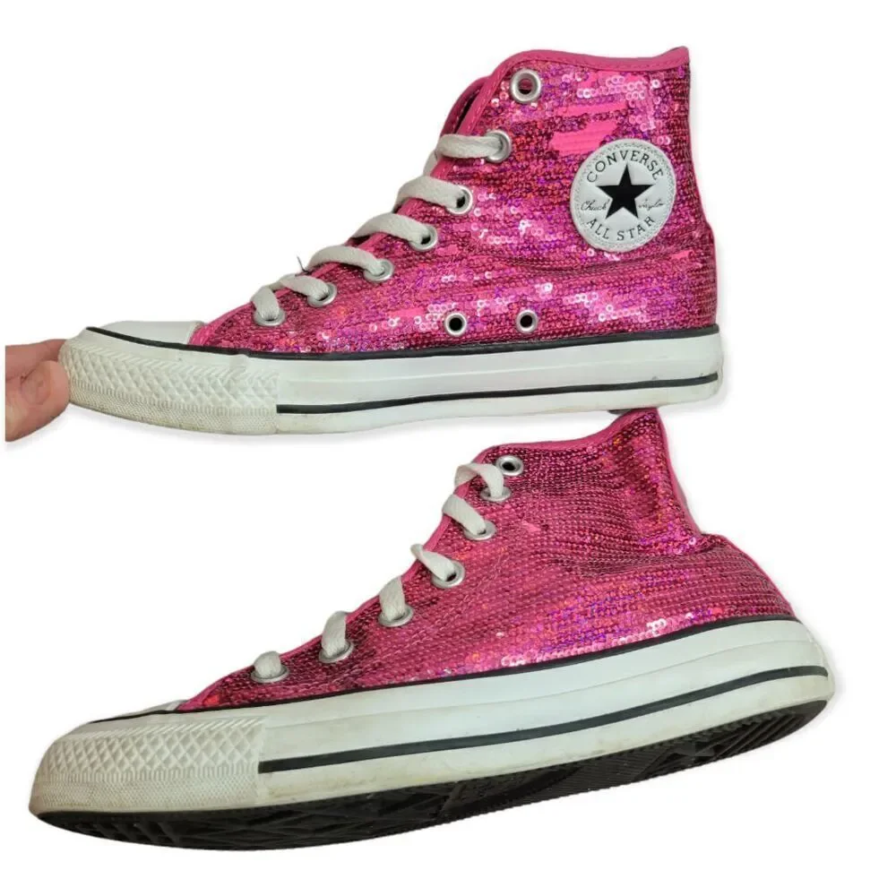 Converse sequin sneakers 4